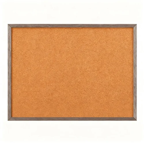 Wood Frame Cork Bulletin Board Panel