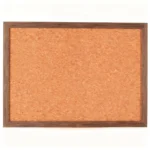 Slim Brown Frame Cork Bulletin Board