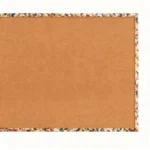 Tablero de corcho para anuncios con borde estampado