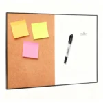 Slim Frame Whiteboard and Cork Board Combo