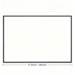 Black Frame Dry Erase Lapboard