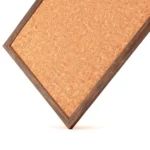 Slim Brown Frame Cork Bulletin Board