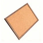 Slim Brown Frame Cork Bulletin Board