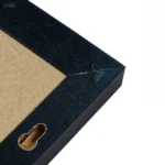 Black Frame Textured Cork Bulletin Board