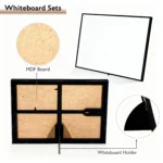 Black Frame Dry Erase Lapboard