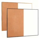 Slim Frame Whiteboard and Cork Board Combo
