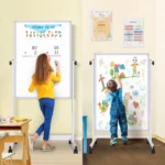 Height Adjustable Mobile Whiteboard - gallery image 2