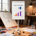 Height Adjustable Mobile Whiteboard - gallery image 3