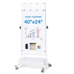 Portrait Mobile Whiteboard with Tray - gallery image 2