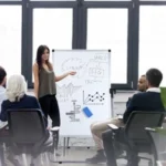 Foldable Easel Whiteboard - gallery image 4