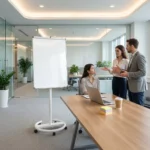 Round Base Mobile Whiteboard - gallery image 5
