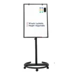 Black Stand Mobile Whiteboard - gallery image 1