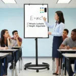 Black Stand Mobile Whiteboard - gallery image 2