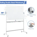 Tilting Double-Sided Rolling Whiteboard - gallery image 6