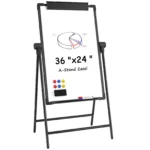 Black A-Stand Easel Whiteboard - gallery image 1