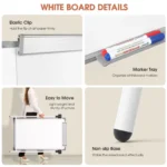 Black A-Stand Easel Whiteboard - gallery image 2
