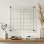 Calendario mensual de acrílico con recuadros de encabezado - imagen de galería 7