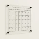 Calendario mensual de acrílico con recuadros de encabezado - imagen de galería 4