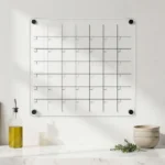 Pizarra calendario de acrílico con líneas negras - imagen de galería 8
