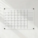 Pizarra calendario de acrílico con líneas negras - imagen de galería 5