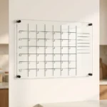 Pizarra calendario de acrílico con líneas negras - imagen de galería 7