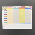 Pizarra de horario semanal floral - imagen de galería 2