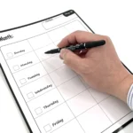 Magnetic Weekly Checklist with Notes - gallery image 1