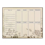 Botanical Weekly Schedule Board - gallery image 4