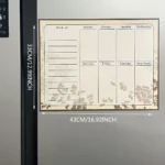 Botanical Weekly Schedule Board - gallery image 2
