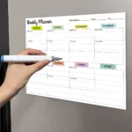 Horario semanal magnético con pestañas de color - imagen de galería 4