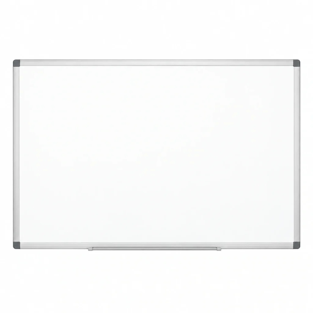 AW-D Pizarra blanca magnética de pared premium — marco D