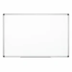 AW-D Pizarra blanca magnética de pared premium — marco D