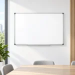 AW-D Pizarra blanca magnética de pared premium — marco D – vista 3