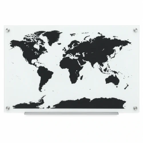 GP01 Custom Map Glass Writing Board