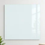 012 Pizarra blanca de vidrio magnética con montaje oculto – vista 3