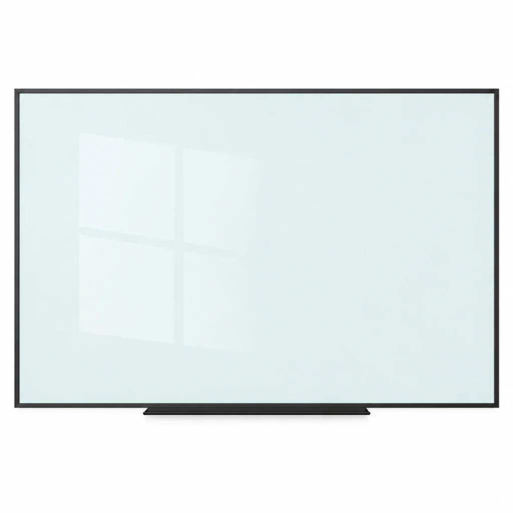 018 Aluminum Frame Magnetic Glass Whiteboard