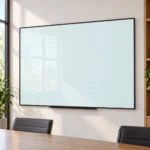 018 Aluminum Frame Magnetic Glass Whiteboard – vista 4