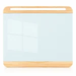 509 Portable Wood Frame Glass Whiteboard