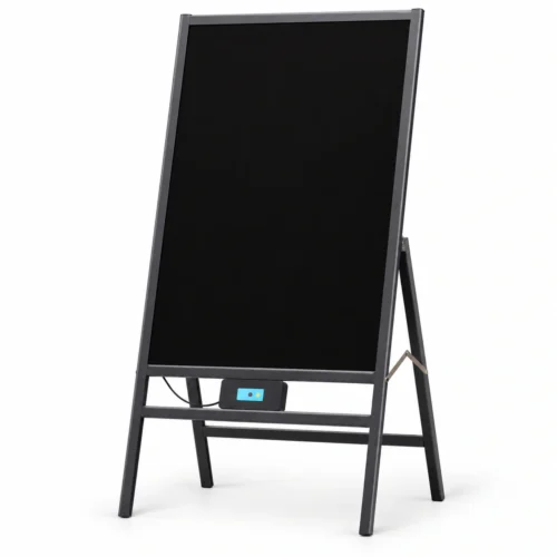 Black Display Board with Folding Stand