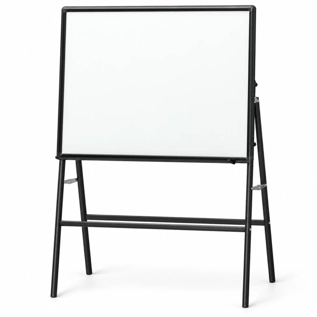 Black Frame A-Stand Whiteboard