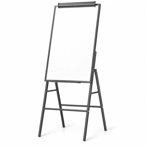 Black Portrait Easel Whiteboard