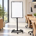Black Stand Mobile Whiteboard – view 4