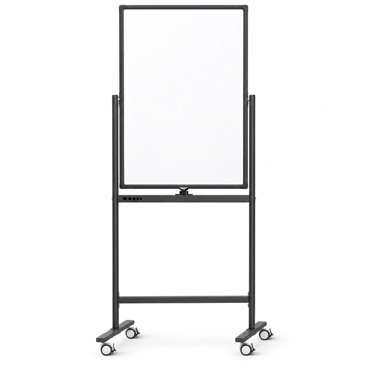 Black Stand Portrait Mobile Whiteboard
