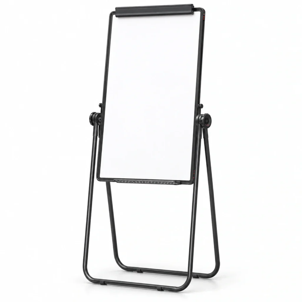 Black U-Leg Flipchart Whiteboard