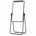 Black U-Leg Flipchart Whiteboard