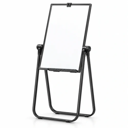 Black U-Leg Tilting Whiteboard