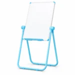 Pizarra blanca de caballete con patas en U azules