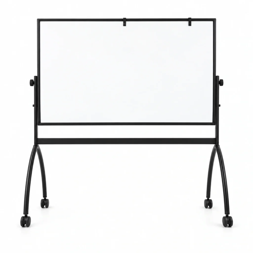 DF06 Height-Adjustable Reversible Mobile Whiteboard