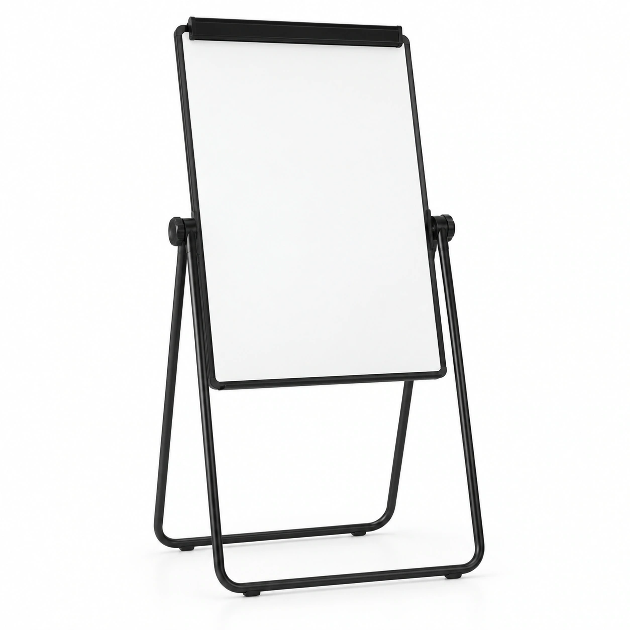 FU01 Pizarra blanca de doble cara con patas plegables en U