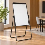 FU01 Pizarra blanca de doble cara con patas plegables en U – vista 4